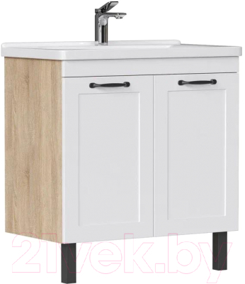 Тумба под умывальник EQUIL Lago 80.2D Миранда - фото