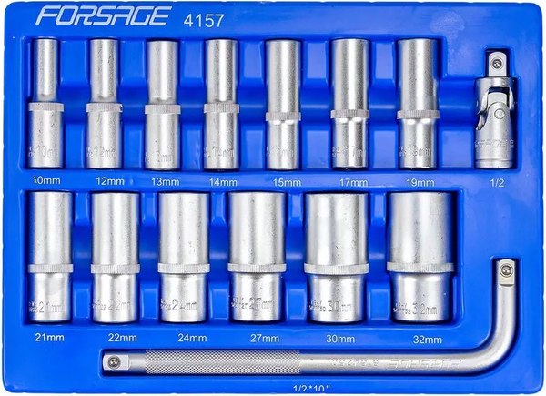 Набор головок слесарных Forsage F-4157 - фото