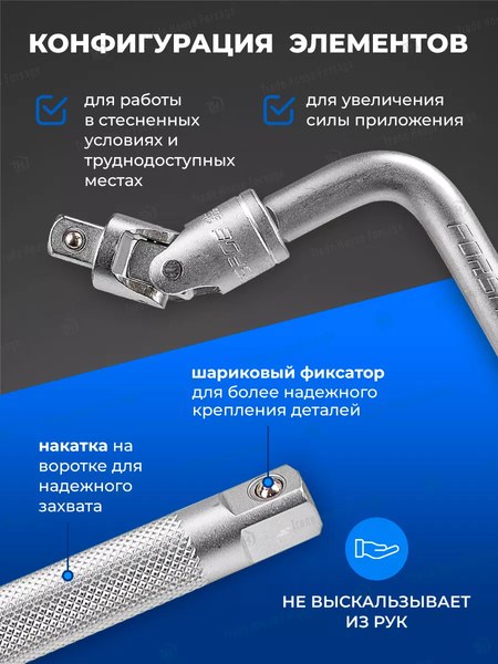 Набор головок слесарных Forsage F-4157