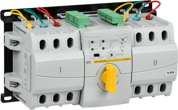 Устройство автоматического ввода резерва IEK АВР-1 Standard 63А Karat / MAT10-063 - фото