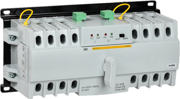 Устройство автоматического ввода резерва IEK АВР-2 Lite 63А Karat / MAT20-063 - фото