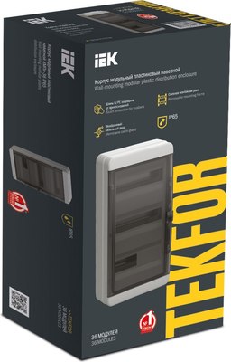 Бокс пластиковый IEK TF5-KP72-N-36-65-K03-K02