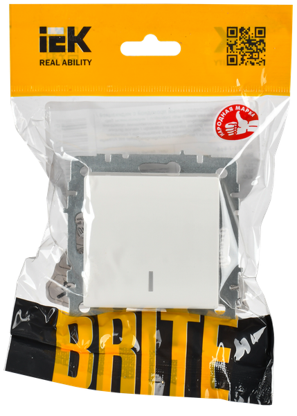 Выключатель IEK Brite BR-V12-1-10-K01