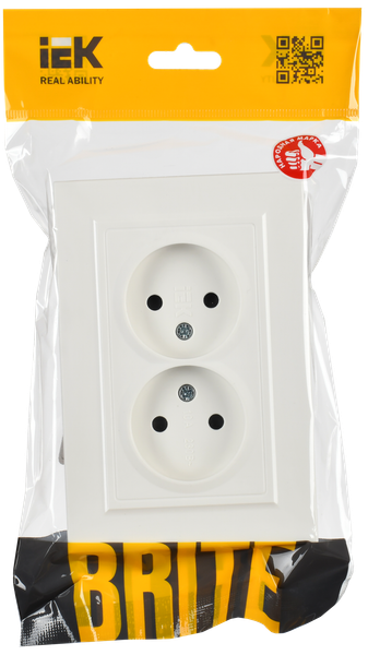 Розетка IEK Brite BR-R23-10-K01-F