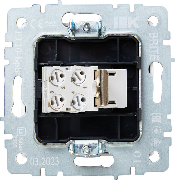 Розетка IEK Brite BR-T10-K01
