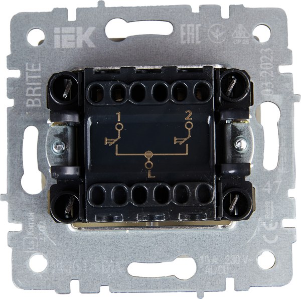 Выключатель IEK Brite BR-V15-0-10-K47