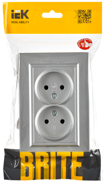 Розетка IEK Brite BR-R23-10-K47-F