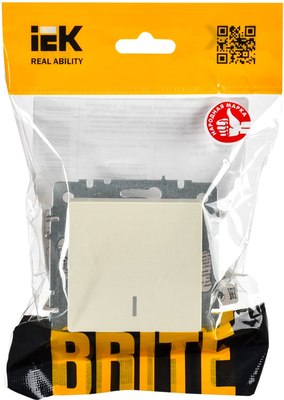 Выключатель IEK Brite BR-V12-1-10-K10