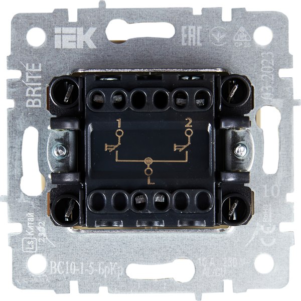 Выключатель IEK Brite BR-V15-0-10-K10
