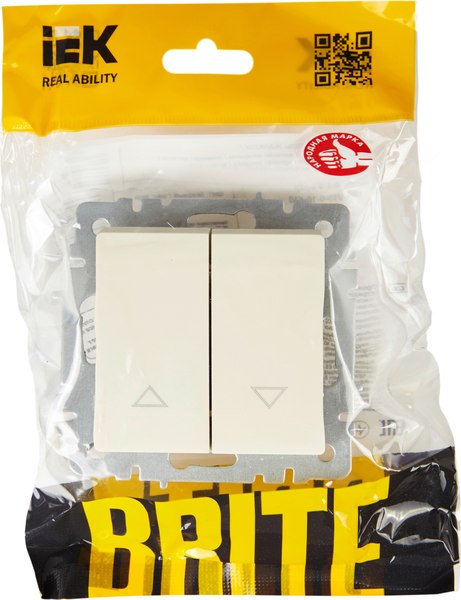 Выключатель IEK Brite BR-V15-0-10-K10