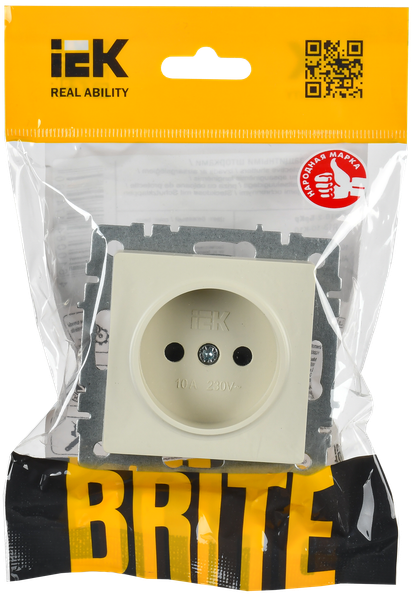 Розетка IEK Brite BR-R13-10-K10