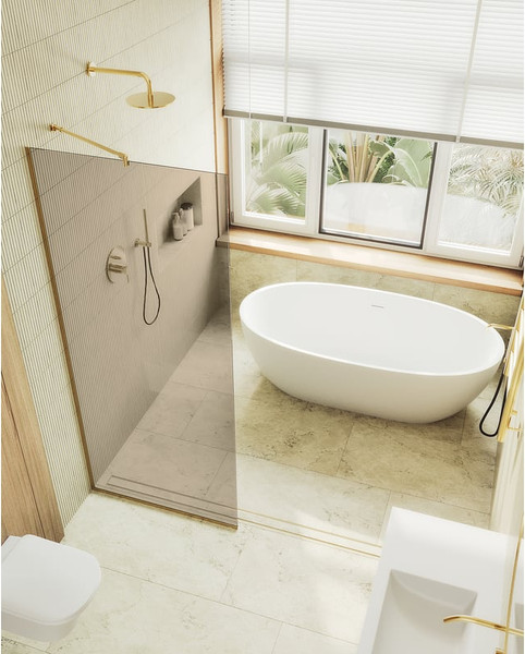 Душевая стенка MaybahGlass 89x195 / MGD-691-3у