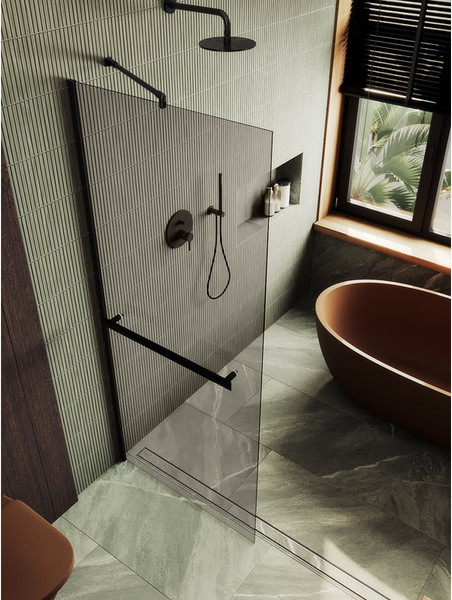 Душевая стенка MaybahGlass 89x195 / MGD-733-6ш
