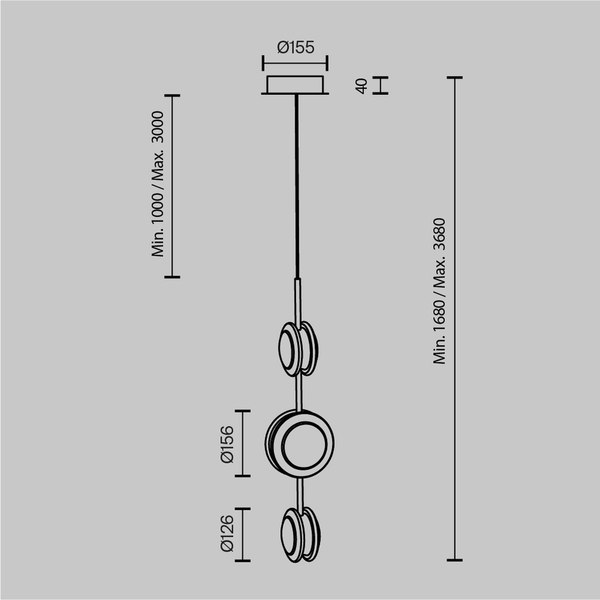 Люстра Maytoni Modern MOD361PL-L22BS3K