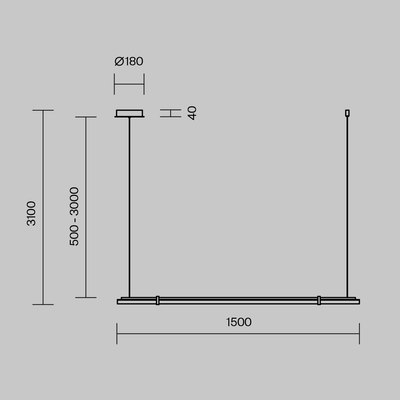 Потолочный светильник Maytoni Modern MOD340PL-L28BS3K