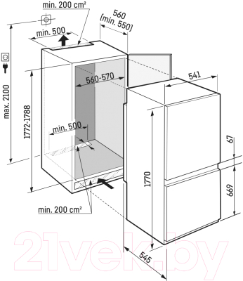Встраиваемый холодильник Liebherr ICNSd 5123