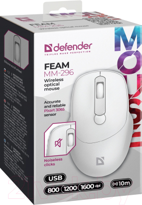 Мышь Defender Feam MM-296 / 52297