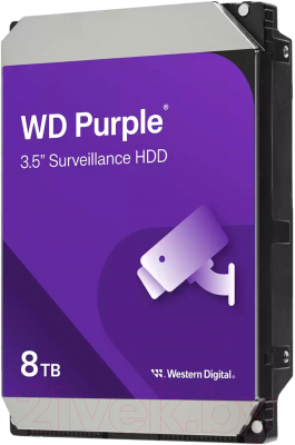 Жесткий диск Western Digital 8TB Purple (WD85PURZ) - фото