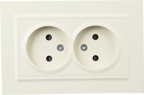 Розетка IEK Brite BR-R23-10-K10-F