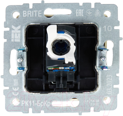 Розетка IEK Brite BR-K10-2-K10