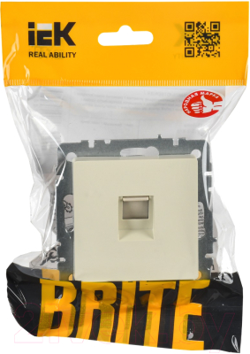 Розетка IEK Brite BR-K10-2-K10