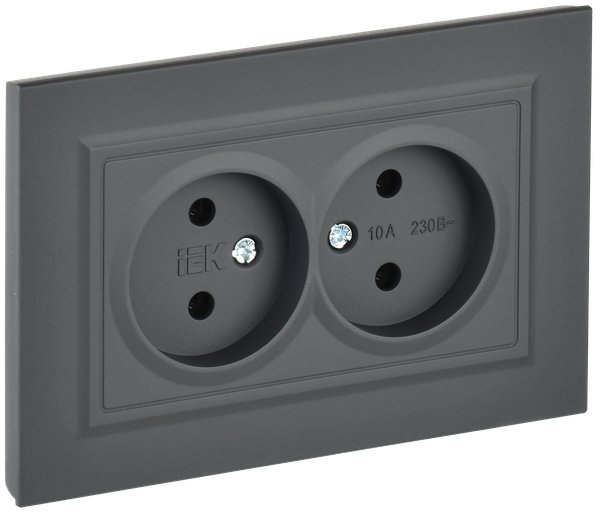 Розетка IEK Brite BR-R20-10-K53-F - фото