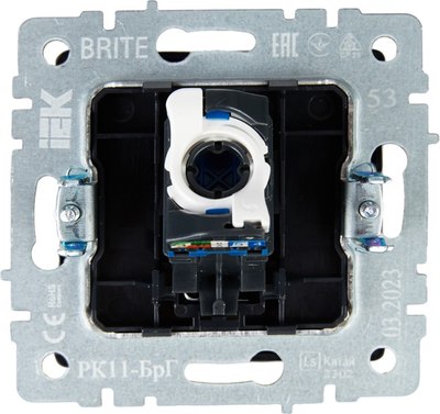 Розетка IEK Brite BR-K10-2-K53