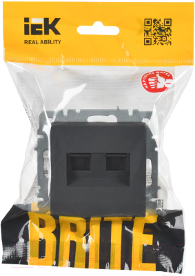 Розетка IEK Brite BR-K20-2-K53
