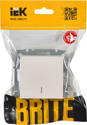 Выключатель IEK Brite BR-V12-1-10-K36