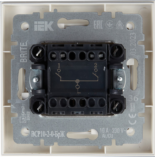 Выключатель IEK Brite BR-V20-0-10-K36-F