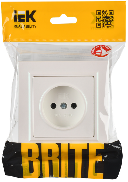 Розетка IEK Brite BR-R10-10-K36-F