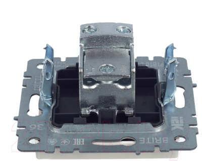 Розетка IEK Brite BR-A10-P-K36
