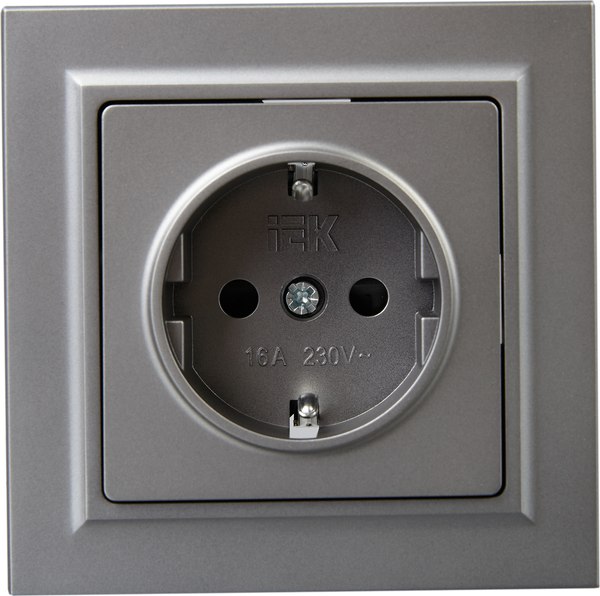 Розетка IEK Brite BR-R14-16-K46-F