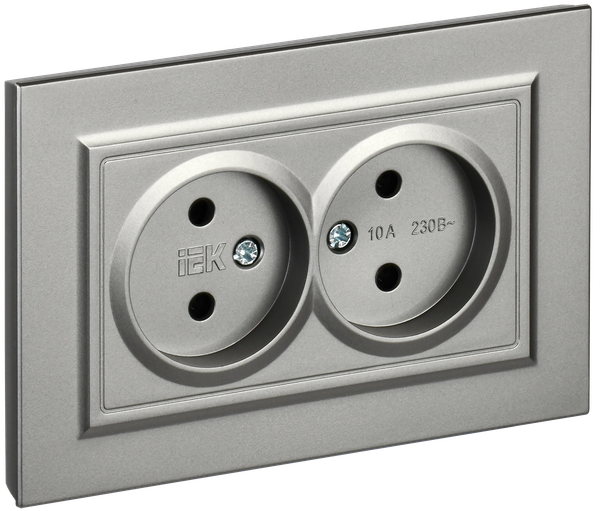 Розетка IEK Brite BR-R20-10-K46-F - фото