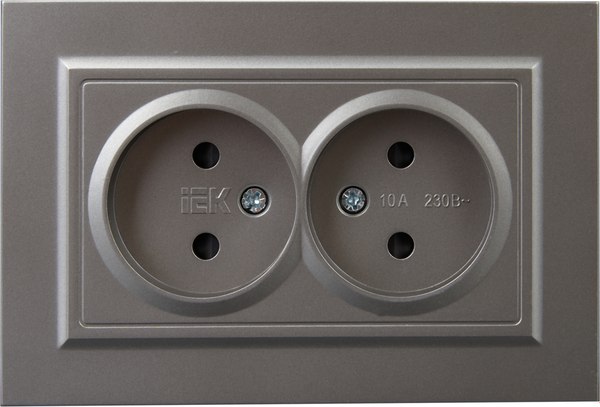 Розетка IEK Brite BR-R23-10-K46-F
