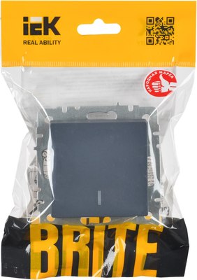 Выключатель IEK Brite BR-V12-1-10-K35