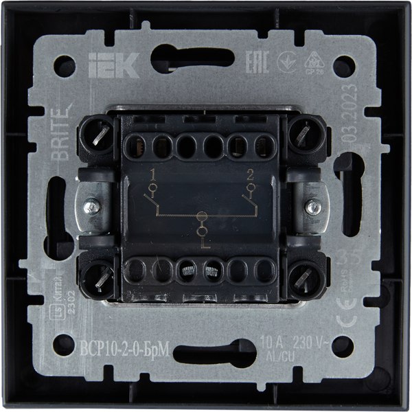 Выключатель IEK Brite BR-V20-0-10-K35-F