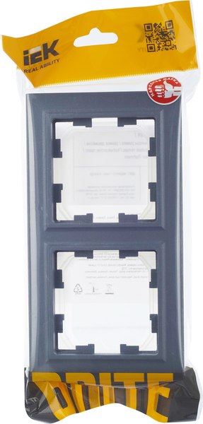 Рамка для выключателей и розеток IEK Brite BR-M22-44-K35