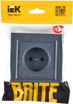 Розетка IEK Brite BR-R10-10-K35-F