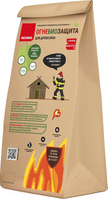 Защитно-декоративный состав Neomid Огнебиозащитный 1 группа сухой концентрат 1:5 - фото