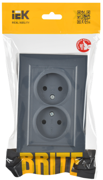 Розетка IEK Brite BR-R23-10-K35-F