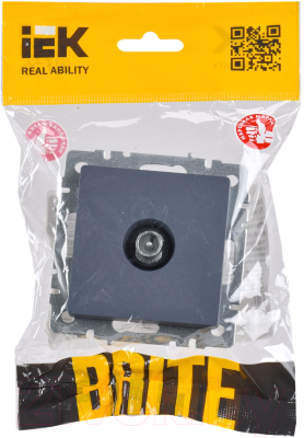 Розетка IEK Brite BR-A10-P-K35