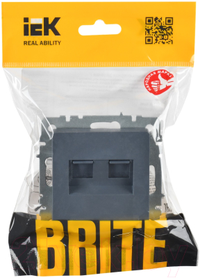 Розетка IEK Brite BR-K20-2-K35