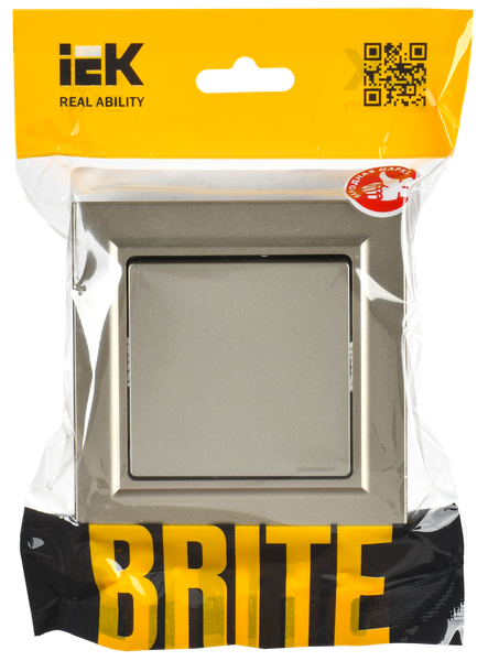 Выключатель IEK Brite BR-V10-0-10-K37-F