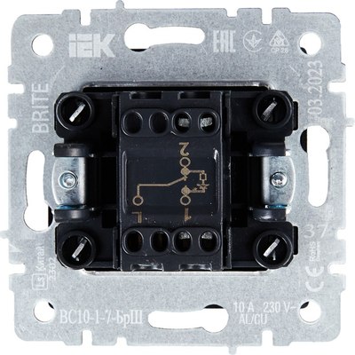 Выключатель IEK Brite BR-V12-1-10-K37