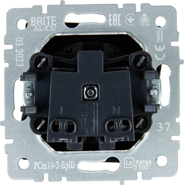 Розетка IEK Brite BR-R13-10-K37