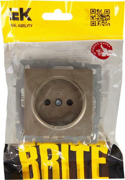 Розетка IEK Brite BR-R13-10-K37