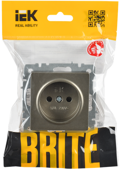Розетка IEK Brite BR-R13-10-K37