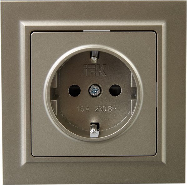 Розетка IEK Brite BR-R14-16-K37-F