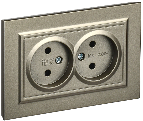 Розетка IEK Brite BR-R20-10-K37-F - фото
